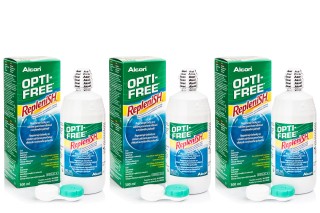 OPTI-FREE RepleniSH 3 x 300 ml avec étuis